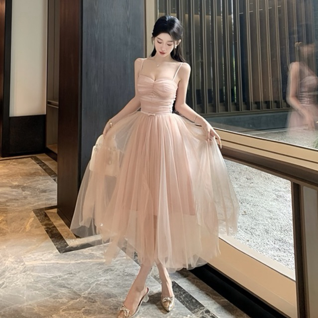 PAPHA พร้อมส่ง | Labella Dress ชุดเดรสเรียบหรูดูแพง ชุดออกงาน