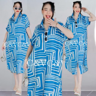 สินค้าเข้าใหม่ #มีพร้อมส่ง เดรสปกเชิ้ตทรง oversize ผ้าไหมอิตาลี มีน้ำหนัก สวยมากๆ ค่า ใส่ปล่อยๆ