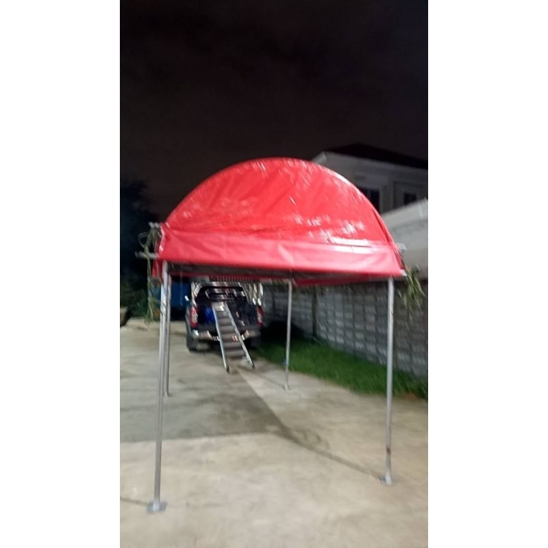 เต็นท์โค้ง2×3ผ้าใบUV (ผลิต 2-3วัน)