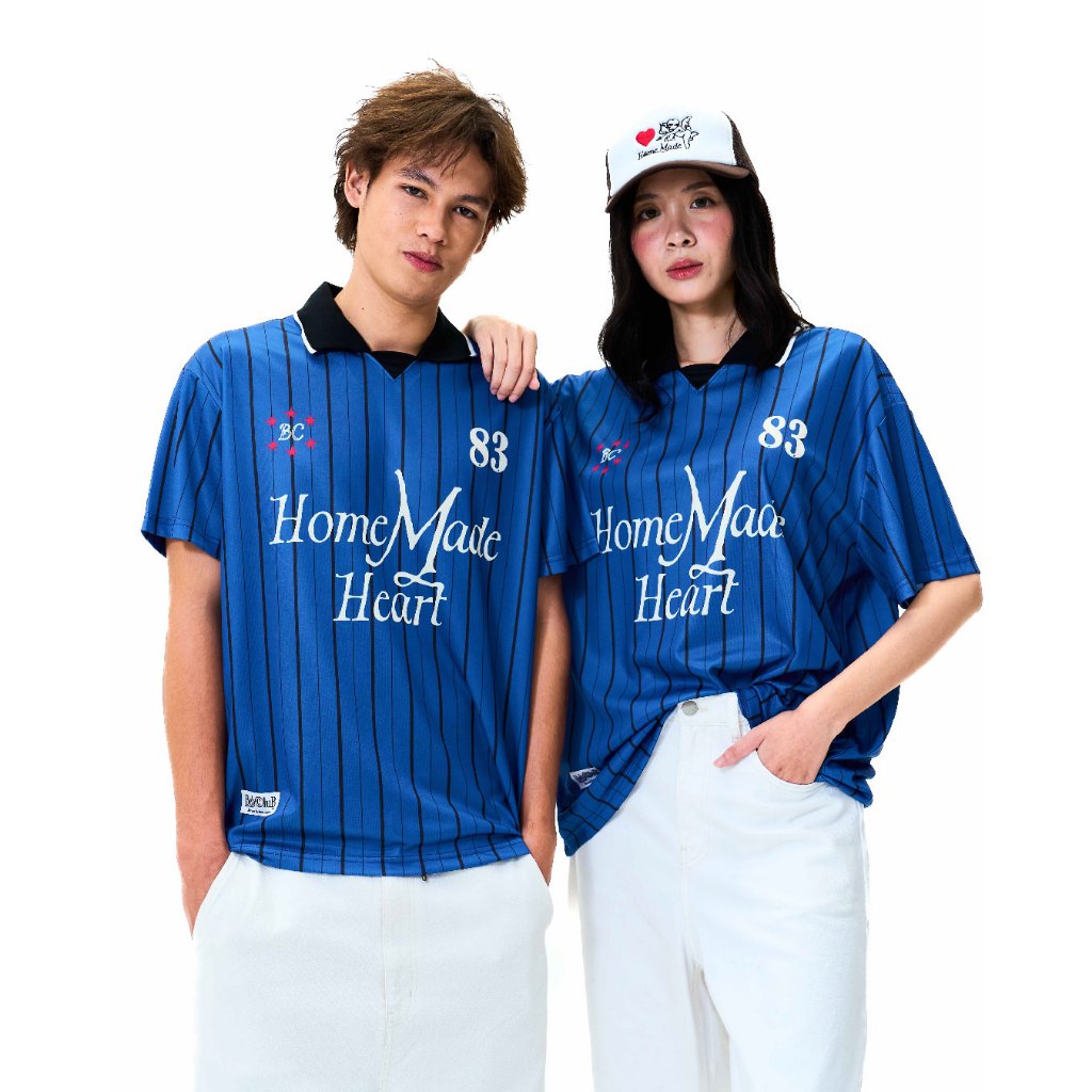 BEB CLUB HomeMade Jersey เสื้อกีฬาโปโลสีน้ำเงินเบ็บคลับ