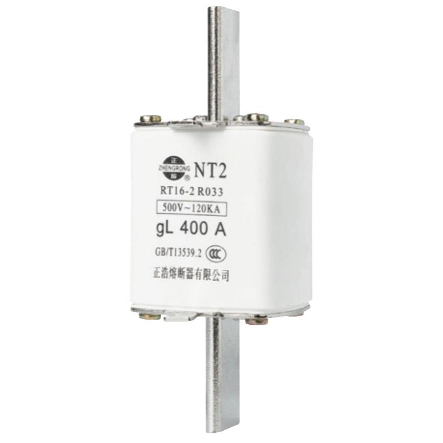 NT2 ( RT16-2 R033 ) 160A 200A 250A 315A 355A 400A ฟิวส์ใบมีด HRC FUSE LINK 500V ″ZHENGRONG″ 正熔