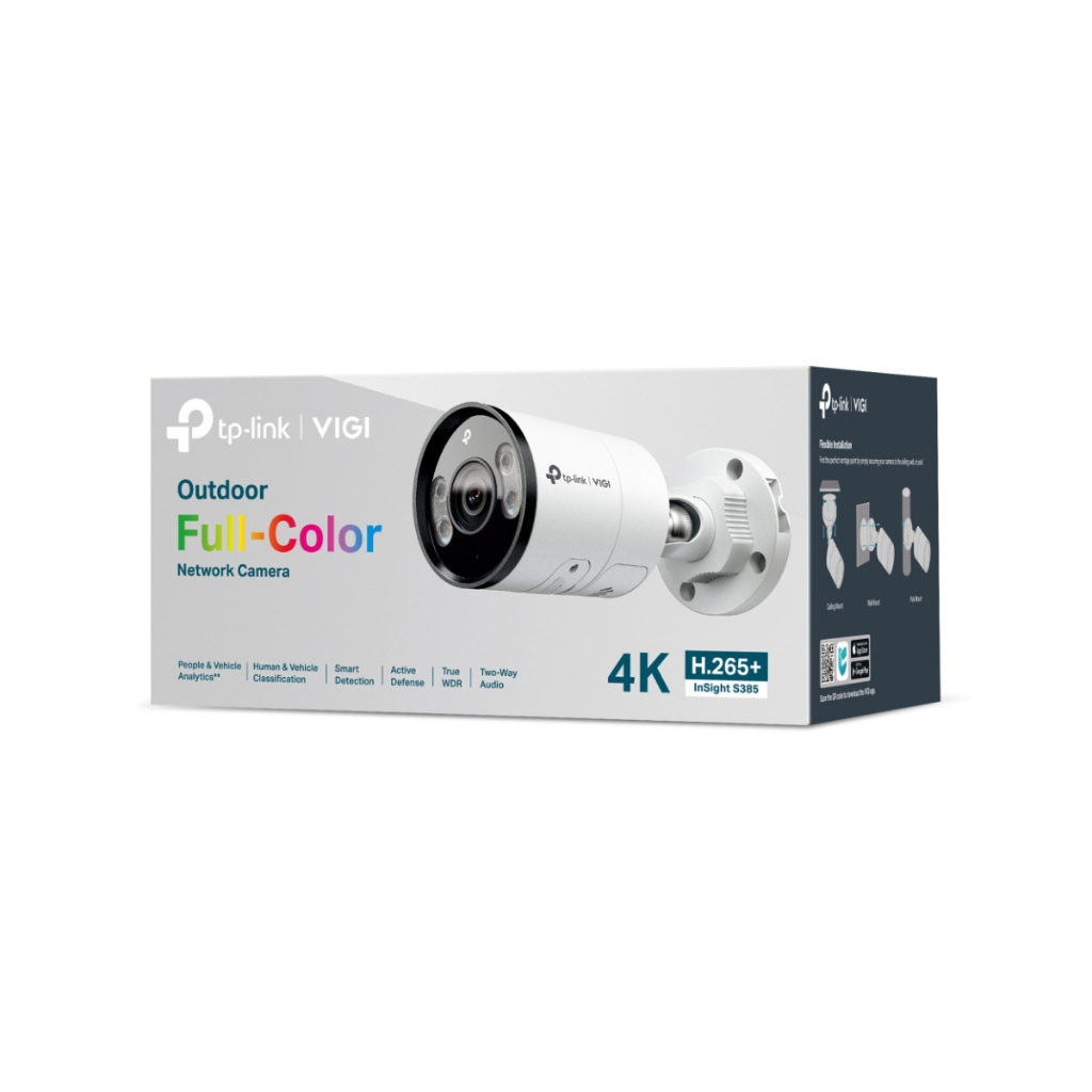 🛵มีส่งด่วน💨 TP-Link VIGI INSIGHT S385 2.8MM 8MP Bullet  Network Camera กล้องวงจรปิด รับประกัน 3 ปี