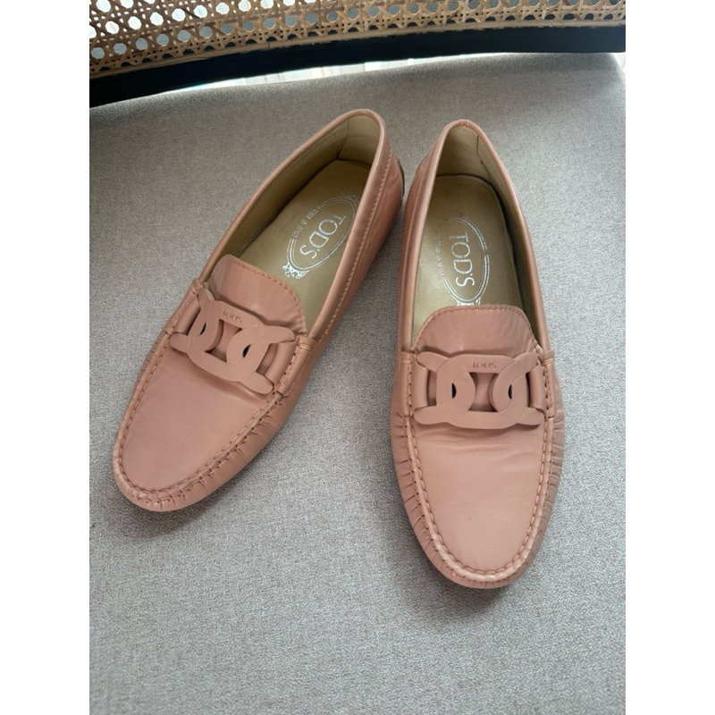 รองเท้าLoafer TODS ของแท้ สีนู๊ด size 37