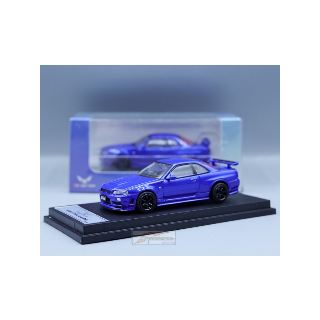 DIECASTTEAM  1/64 Nismo GT-R Z-Tune R34 Bayside Blue