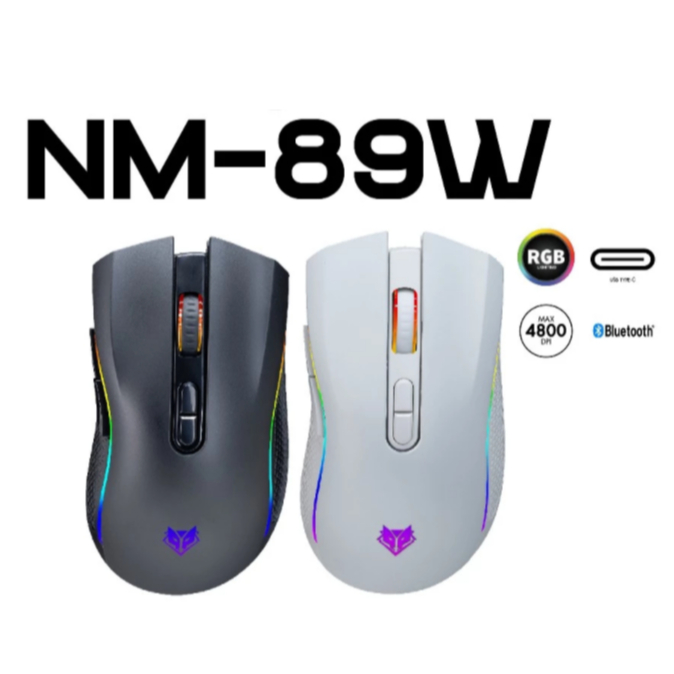 MOUSE (เมาส์) NUBWO NM89W WIRELESS RGB  BY COMCOM