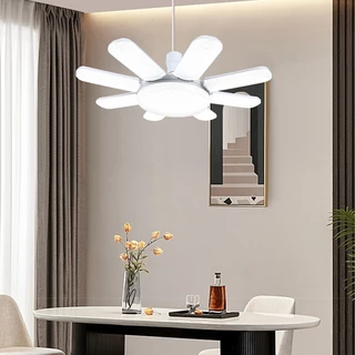 PANASI หลอดไฟ led ขั้ว e27 ไฟเพดาน พับเก็บได้ 120W/160W/200W/240W สว่างมาก หลอดไฟใบพัด LED มอก. แท้