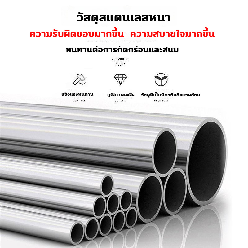 ไม้เท้า ไม้เท้าผู้สูงอายุ ช่วยพยุง ปรับได้10 ระดับ สแตนเลสแบบ3ขา ก้านร่ม ไม้เท้าหัดเดิน ไม้เท้าคนแก่ คนป่วย 3 ขา 4 ขา - รูปที่ 7