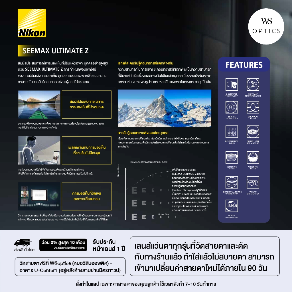 [RX Lens] Nikon Progressive - SeeMax Ultimate (Standard)