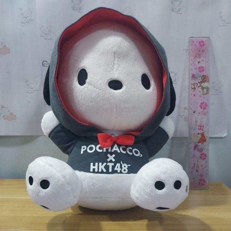Sanrio Pochacco x HKT48  Plush / ตุ๊กตา ตุ๊กตาโปชัคโกะ x HKT48  ของแท้ญี่ปุ่นมือสอง