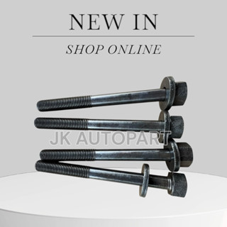 สกรูฝาสูบ ISUZU DMAX 4JJ 4JK น็อตฝาสูบอีซูซุ 11มม ครบชุด อย่…