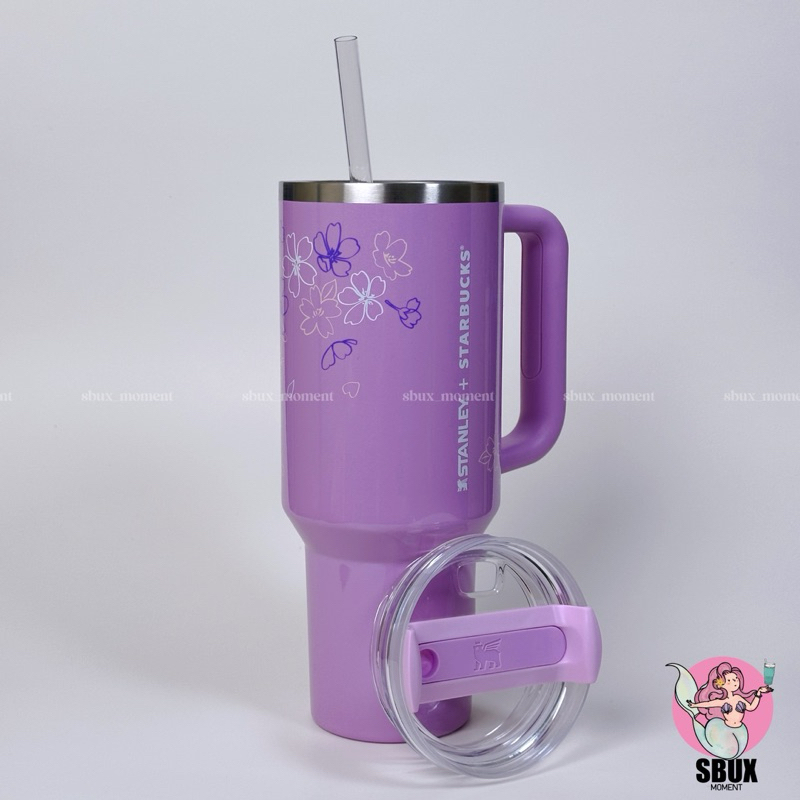 Stanley x Starbucks Limited Edition Lavender Sakura Tumbler 40oz