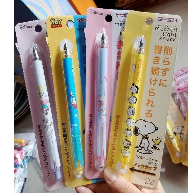 Sunstar Stationery Disney Pencil, Metal Pencil เลือกแบบด้านในคะ