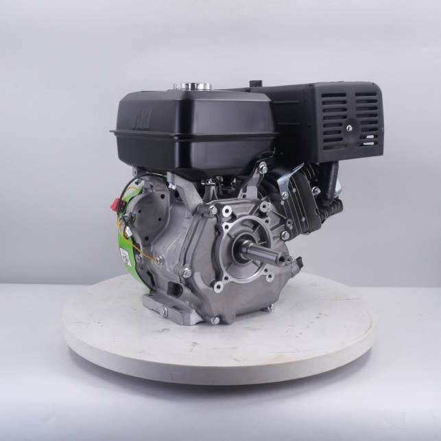 เครื่องยนต์เบนซิน AKI 13 HP สีเขียว เครื่องยนต์เบนซิน 4 จังหวะ ประหยัดน้ำมัน รุ่นธรรมดา  ส่งตรงจากบริษัท รับประกัน 1 ปี - รูปที่ 3