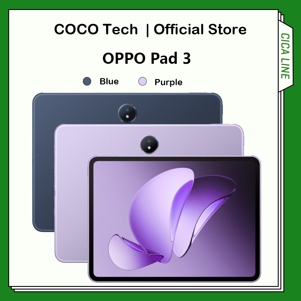 OPPO Pad 3 Mediatek Dimensity 8350 11.61 inch LCD 9520 mAh 67W ColorOS 15.0