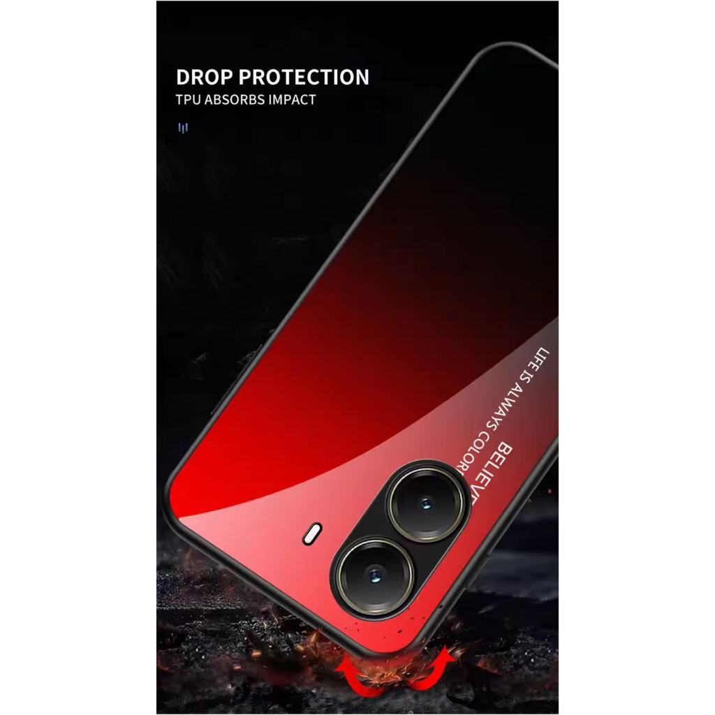 เคสกระจกเงาไล่สี สำหรับ Xiaomi Redmi A5 / POCO C71 เคสกันกระแทก - รูปที่ 3