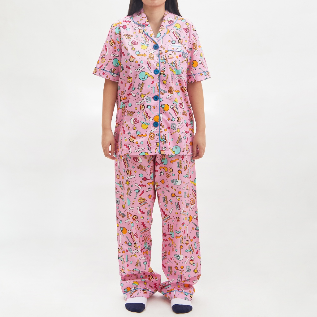 PAUL FRANK ชุดนอนกางเกงขายาวใส่ได้ทั้งชายและหญิง VINTAGE GAME 2 PANTS SET 2025