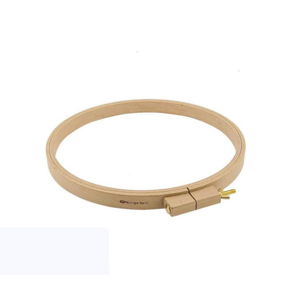Nurge Beech Wood Embroidery Hoop สะดึง ขนาดใหญ่พิเศษ น๊อตทองเหลืองไม้บีชแท้ หนา 24mm - รูปที่ 4