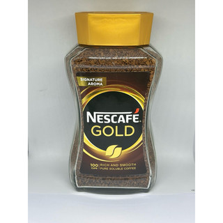 Nescafe  Gold  กาแฟปรุงสำเสร็จรูป ชนิดฟรีซดราย ขนาด200 กรัม (สินค้าแท้100%)