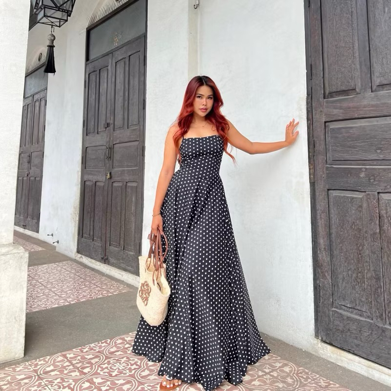 •DOLLY MAXI DRESS • 790-. ส่งฟรี