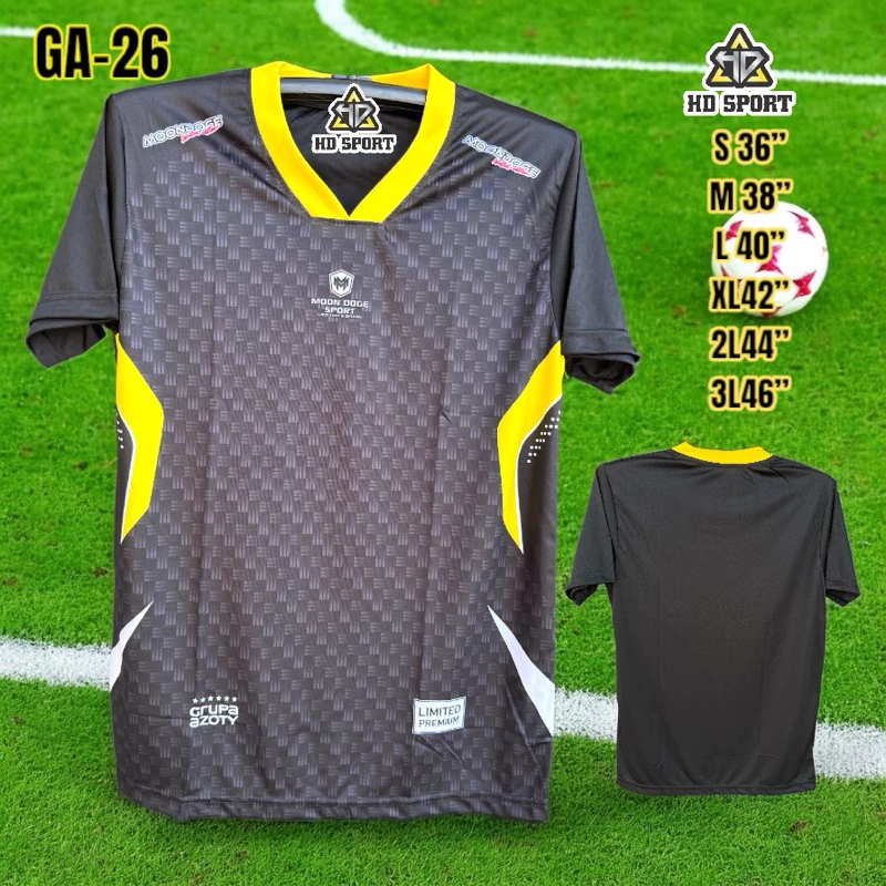 เสื้อกีฬาตัวใหม่ล่าสุด GA-26 เสื้อคอห้าเหลี่ยมทรงสวยพิมลาย ราคาถูก สินค้าพร้อมส่ง