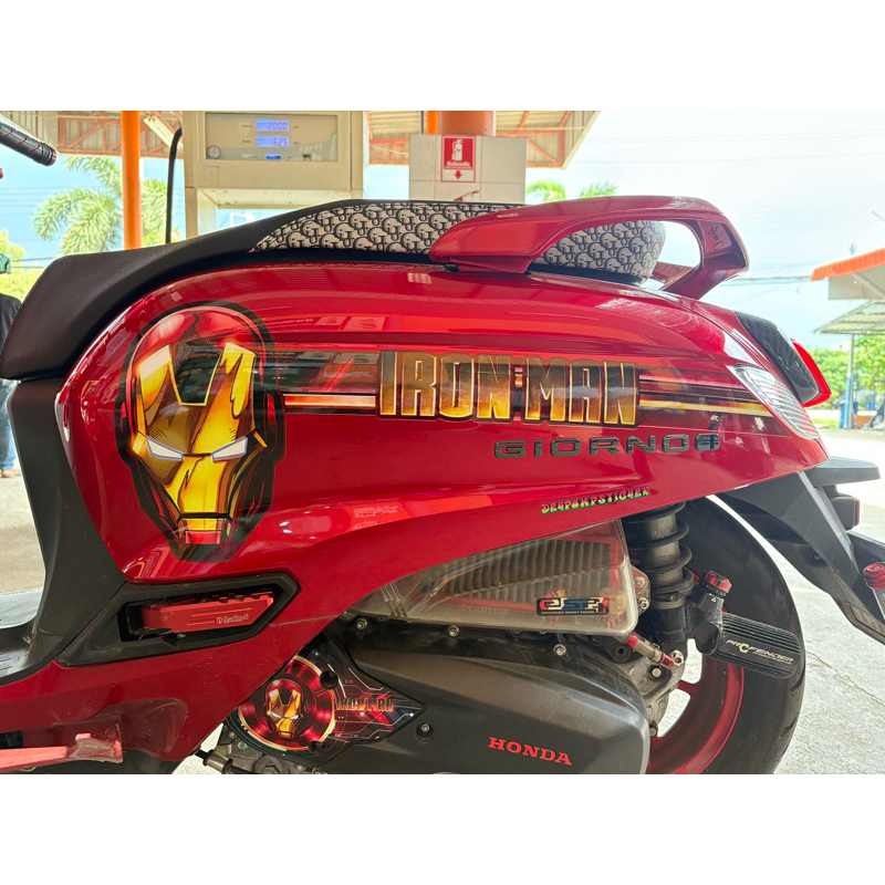 สติ๊กเกอร์ตกแต่งรถ Giorno มีหลายแบบให้เลือก PVC Fuhshuen (ฟู่ซุ่น) ทนแดด ทนฝน สีสันสดใส
