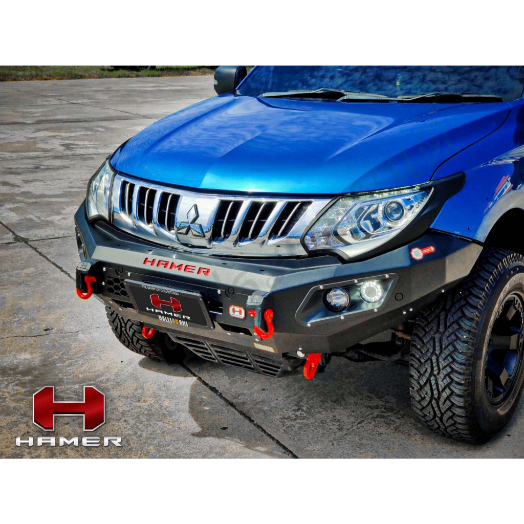 HAMER4x4 กันชนหน้า KING SERIES BULL BAR FOR MITSUBISHI TRITON MQ ปี 2015-2018