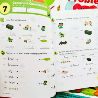 Kumon Reading/ Writing/Word Problems Workbooks G1-G3 Ages 6-9