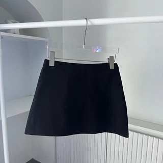 Fancy Belle Skirt Pants(กระโปรงเอวสูงรอบตัว)มีกางเกงด้านใน ผ้าเปเป้