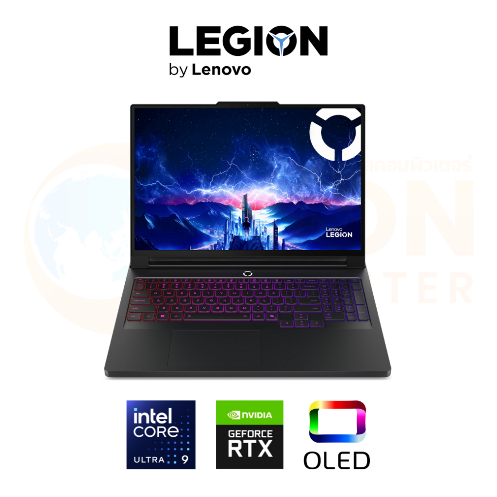 LENOVO LEGION PRO 7 16IAX10H 83F5004DTA NOTEBOOK (โน้ตบุ๊ค) INTEL CORE ULTRA 9 275HX / RTX5080 / 32G