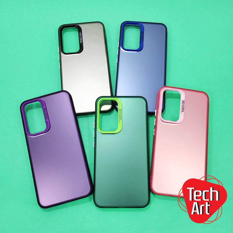 เคสนิ่มสีเมทัลลิค Poco C71(4g) ปุ่มกดเงิน จับกระชับมือ