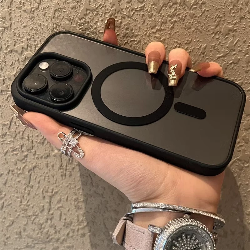 เคสชาร์จได้ เคสขอบสี กล่องขาว รุ่น i11 12/12pro 12promax i13 promax i14 promax 15promax 16 promax