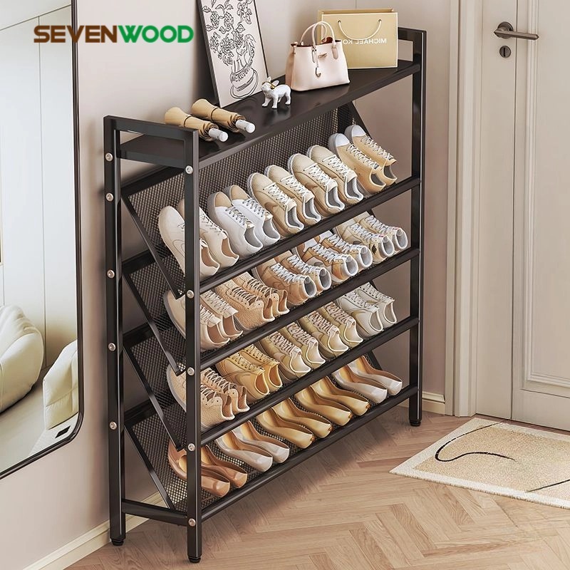 SEVENWOOD ชั้นรองเท้า ตู้รองเท้า วางรองเท้า ชั้นวางอเนกประสงค์ โครงสร้างแข็งแรง ถอด และประกอบได้ง่าย ประหยัดพื้นที่
