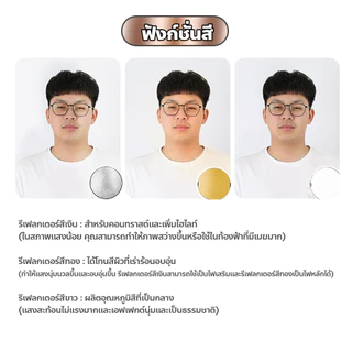 evebell แผ่นสะท้อนแสง อเนกประสงค์ แบบพกพา 2in1 ขนาด 30 / 60 / 80 / 110cm.