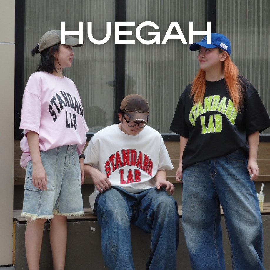 HUEGAH Standard T-Shirt เสื้อยืด ไซส์ใหญ่