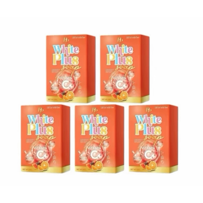 เเพคเกจใหม่{โปรสุดคุ้ม5ก้อน100-บาท} สบู่บีพีลบดำสบู่บีพี  ไวท์พลัส โซฟ BP SOAP