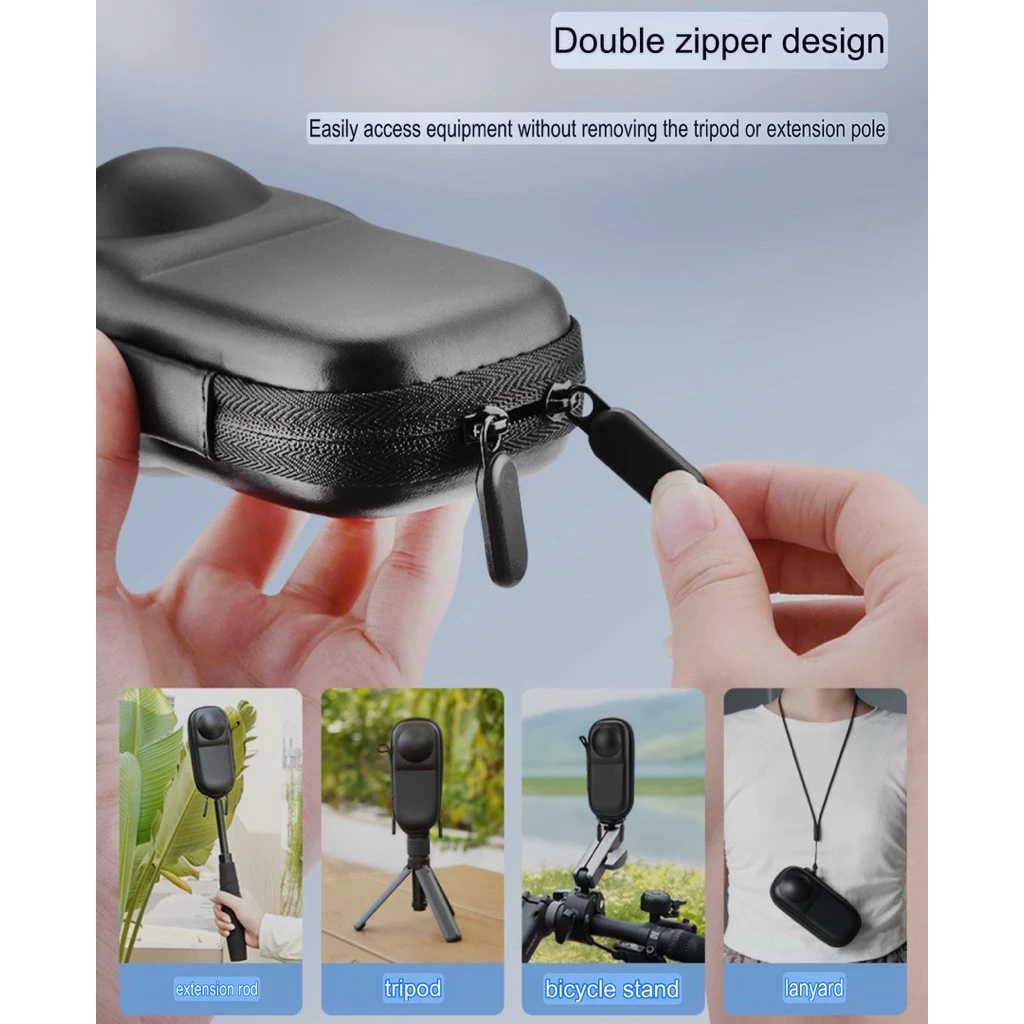 BRDRC / Flymile กระเป๋า สำหรับ Insta360 X4 , X5 Flymile (ใส่เคสอลูมิเนียม) BRDRC SINGLE CAMERA BAG ( Portable bag ) thumbnail 4
