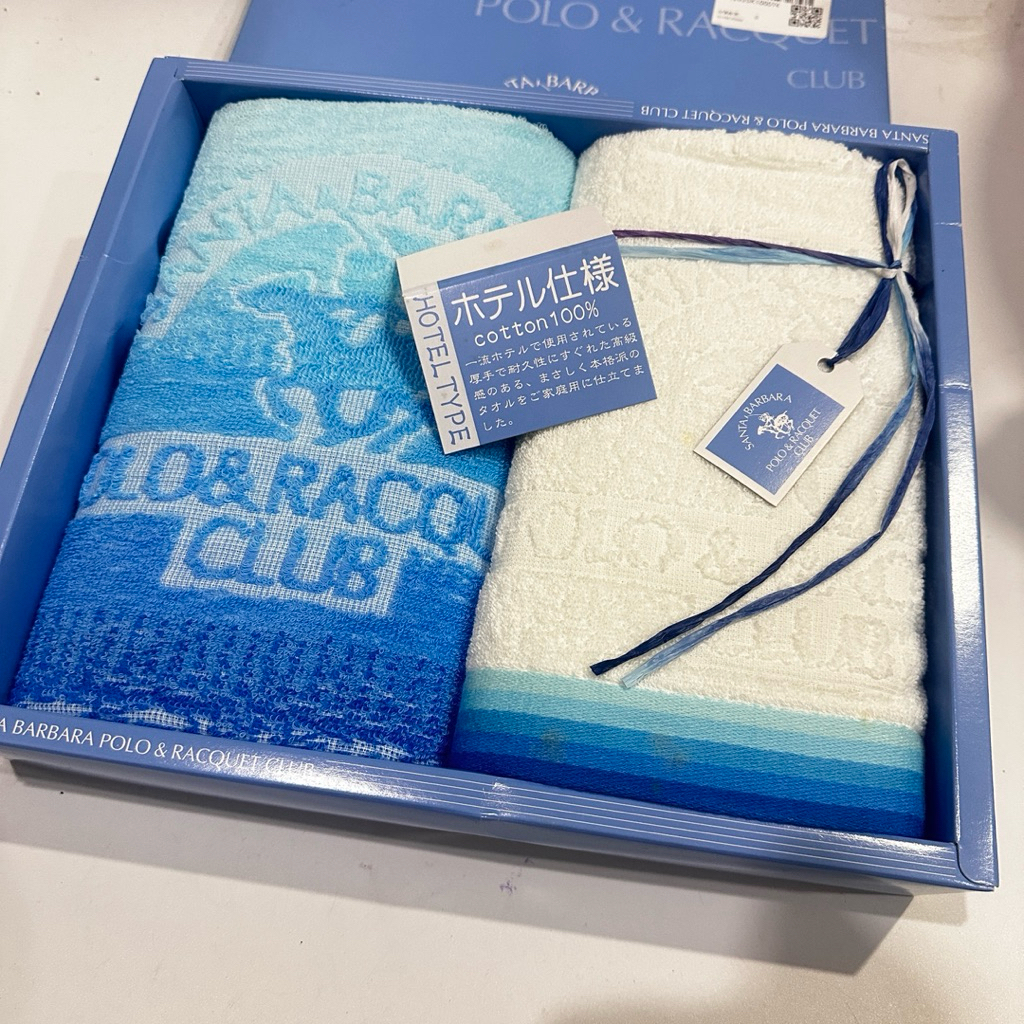 ผ้าขนหนู Polo club งานกล่องใหม่