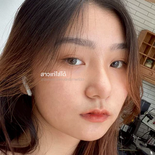 💥[ แถมตลับ Food grade ] Olivia (Brown) ค่าสายตา 0.00-10.00 คอนแทคเลนส์