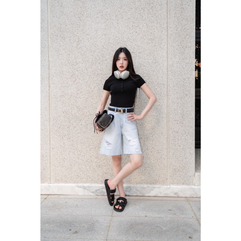 Wara  Bermuda a-line jeans - H14