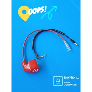 สายต่อขั่วแบตเตอรี่มอไซค์HONDA Dashพร้อมยางหุ้มขั่วอย่างดี(บ…