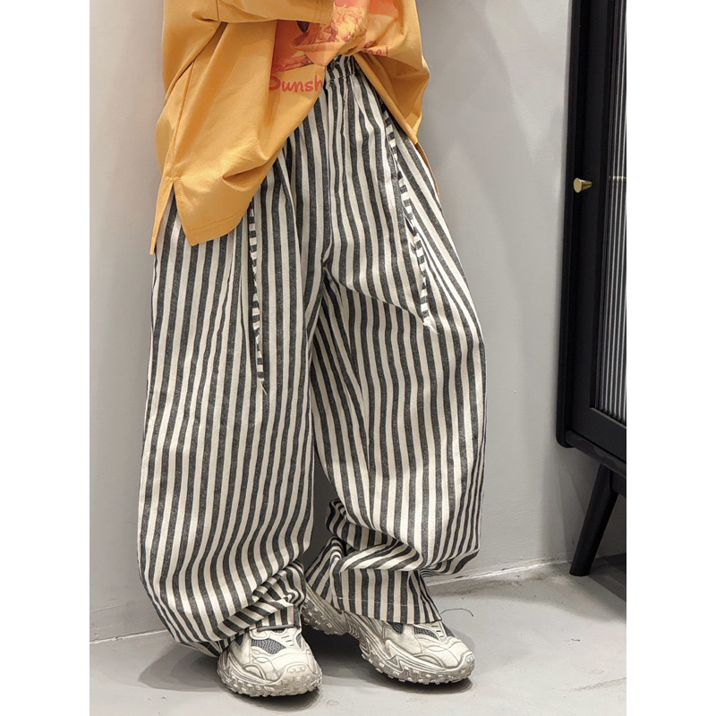 DB1121 Stripe Pants กางเกงผ้า ลายทาง เด็ก