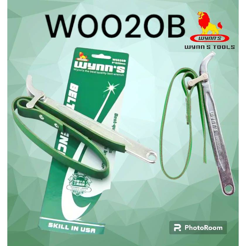 WYNN'S ประแจถอดไส้หม้อกรอง แบบสายพาน W0020B 9 นิ้ว  (225 mm.)
