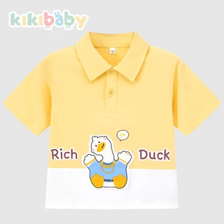 [90-120] POLO เสื้อโปโลพร้อมส่ง ลายน่ารัก เสื้อโปโลผ้านิ่ม แขนสั้น คอปก น้องหมา ลายสัตว์ เสื้อผ้าเด็กผู้ชาย FBS