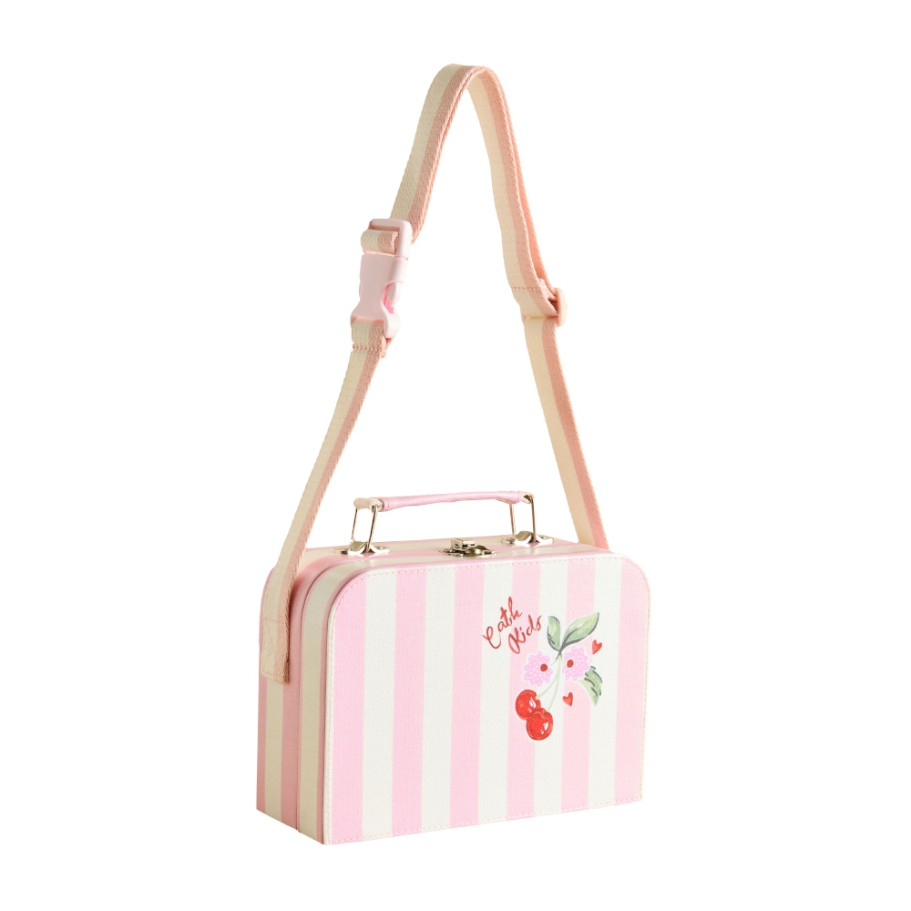 Cath Kidston Kids Girl Crossbody Cherry Stripe Pink