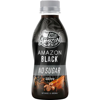 ส่งทั่วไทย Amazon กาแฟอเมซอน แบล็ค/แบล็คไม่มีน้ำตาล/ฮันนี่เลม่อน ตราคาเฟ่ อเมซอน (200 มล.X 24 ขวด)