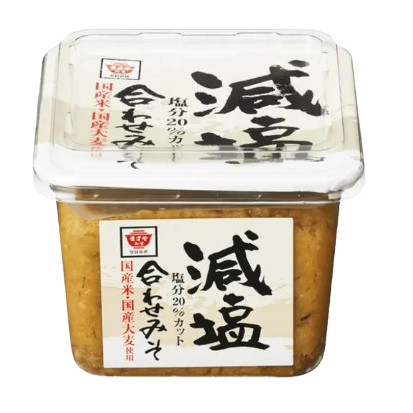 Masuyamiso Genen Awase Miso 500g มิโซะข้าวบาร์เลย์ ไม่เค็ม มาซูยะมิโซะ เกอเน็น อาวาเสะ (11317)