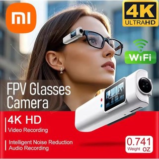 Xiaomi Mini FPVแว่นตา 4Kการถ่ายภาพวิดีโอMicro-กล้องHD WiFiชุดหูฟังอัจฉริยะแว่นตาวิดีโอและการบันทึกเสียงWiFi APP