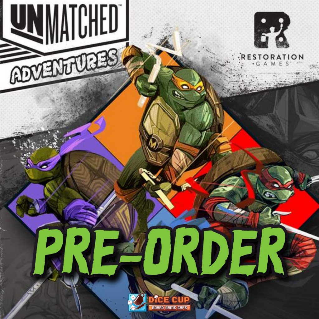 [พรีออเดอร์ ของแท้] Unmatched Adventures: TMNT (Extra Toppings Minis Pack & Shredder & Krang Villain