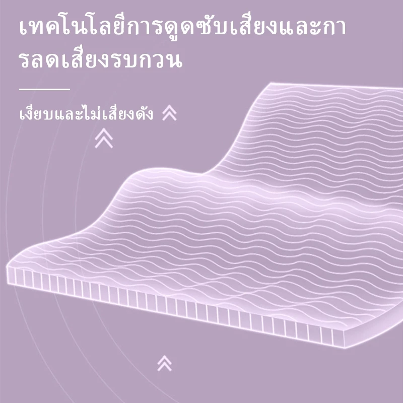 เสื่อโยคะ NBR 10/15/20mm คืนตัวเร็ว กันลื่น หนาพิเศษ thumbnail 9
