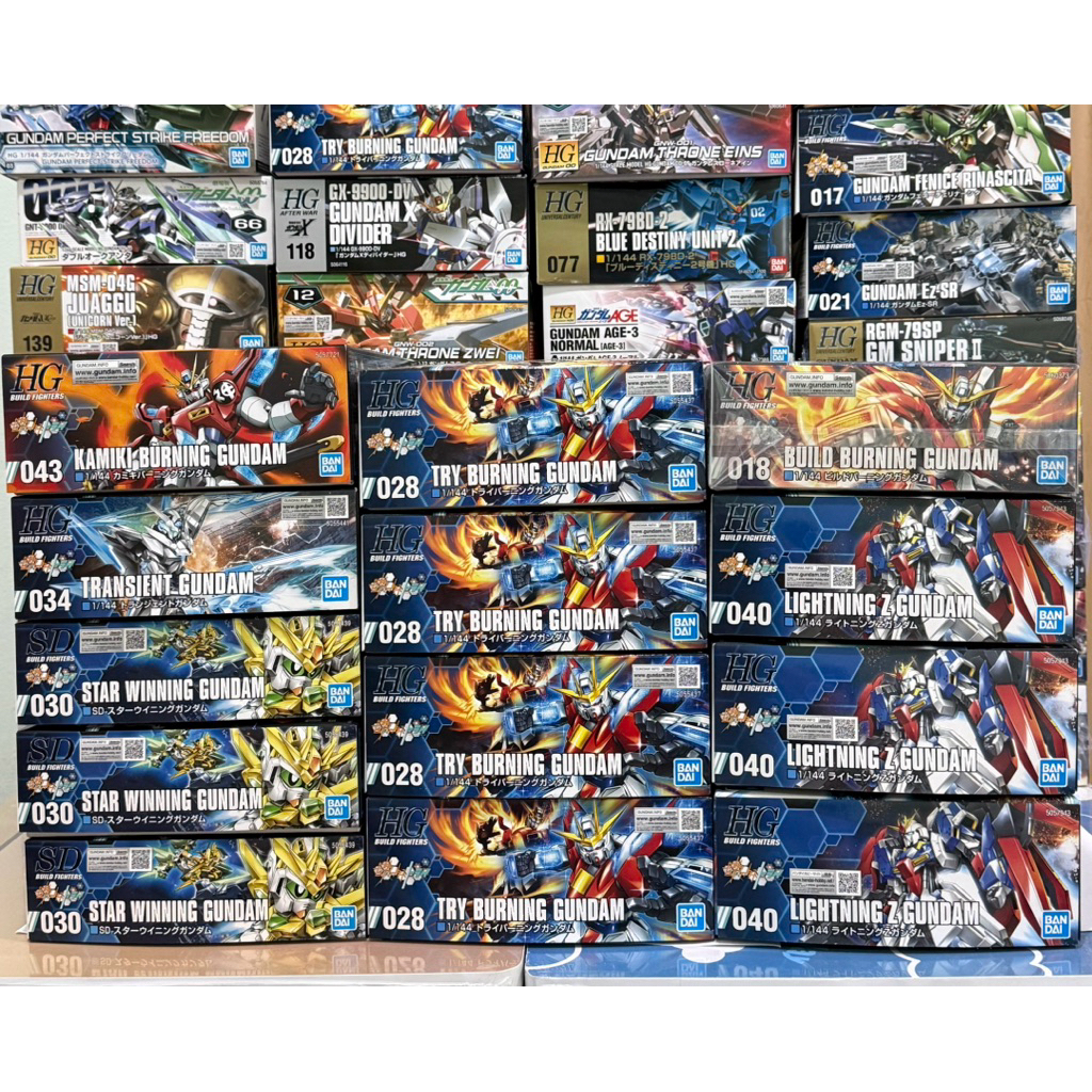 (ขายยกSET1จับคู่ถูกกว่า)HGBF 1/144 GUNDAM BUILD FIGHTER TRY{พร้อมส่งมีแบบด่วน}